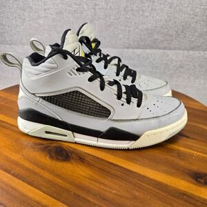 Jordan Flight Remix Mens 9 Wolf Grey Black Yellow Mid Basketball Shoes654262-070